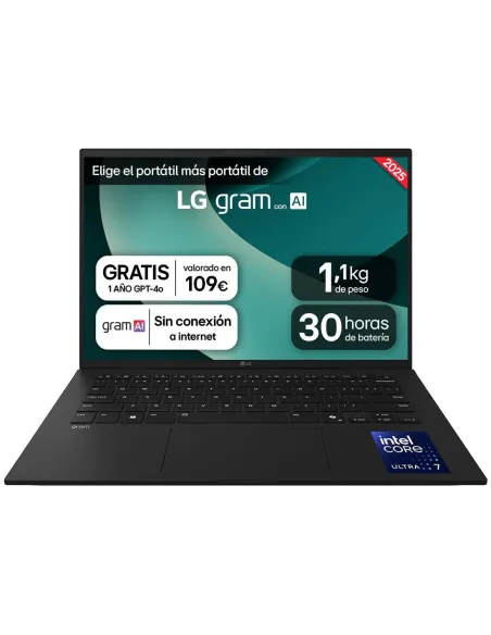 LG Gram 14Z90T-G.AD8BB Intel Core Ultra 7-255H/32GB/2TB SSD/14" FreeDOS