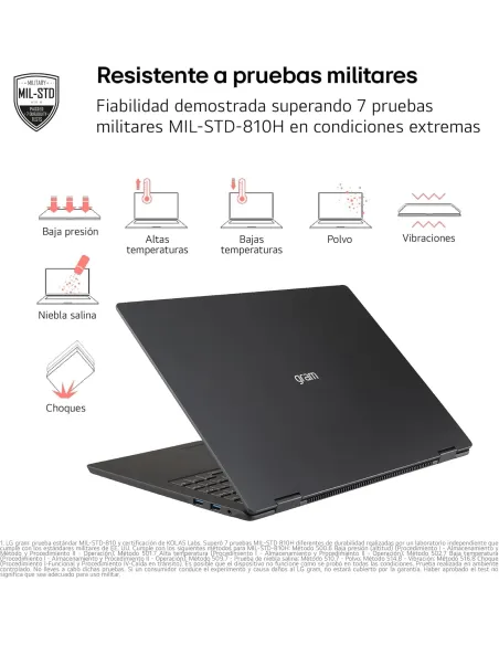 LG gram 14Z90T-G.AD8BB · portátil 14 pulgadas