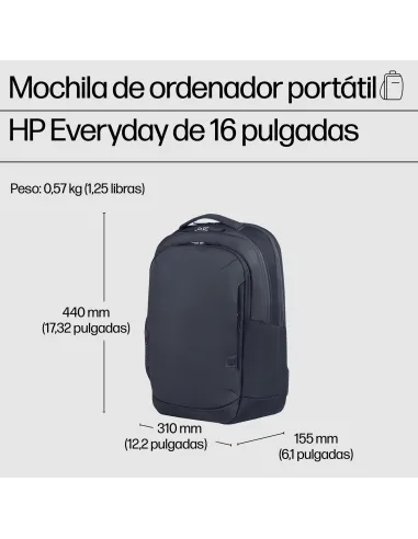 Mochila para portátil HP Everyday Gris 16 Pulgadas