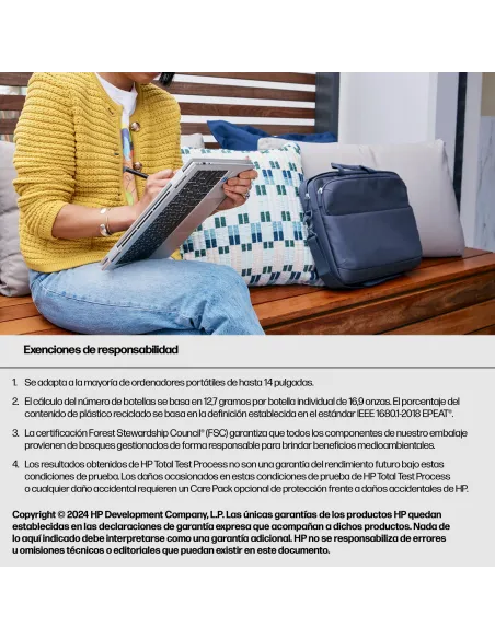 Maletín para portátil HP Everyday Gris 14 pulgadas