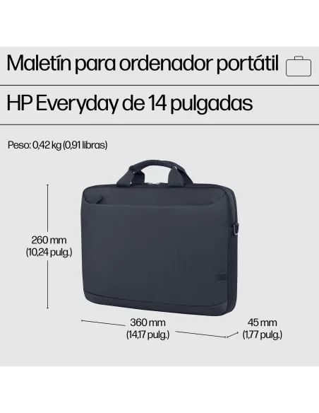 Maletín para portátil HP Everyday Gris 14 pulgadas