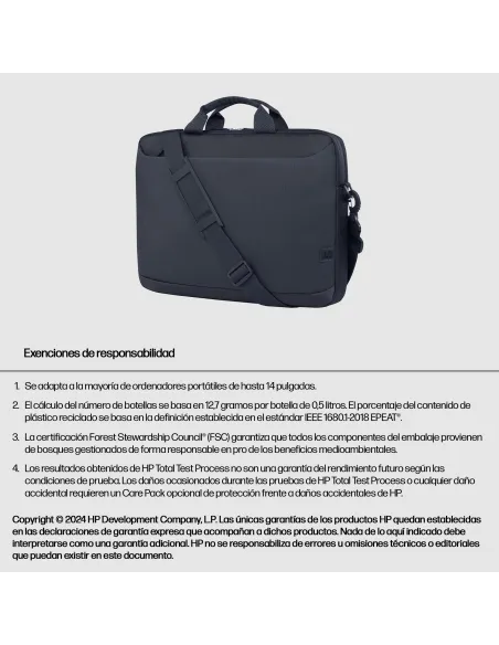 Maletín para portátil HP Everyday Gris 14 pulgadas