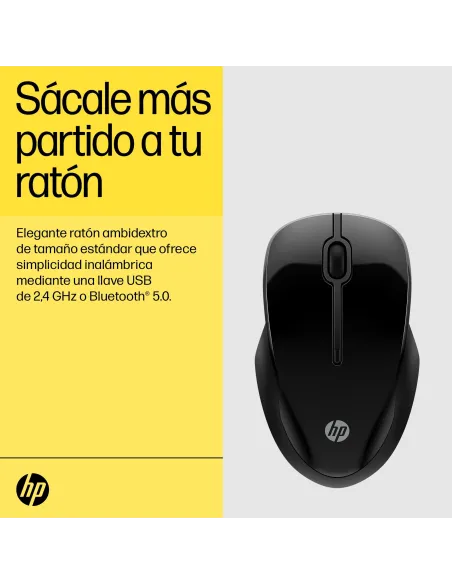 Ratón inalámbrico HP 250 Negro