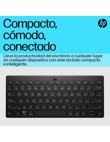 Teclado inalámbrico Bluetooth multidispositivo HP 350 Negro