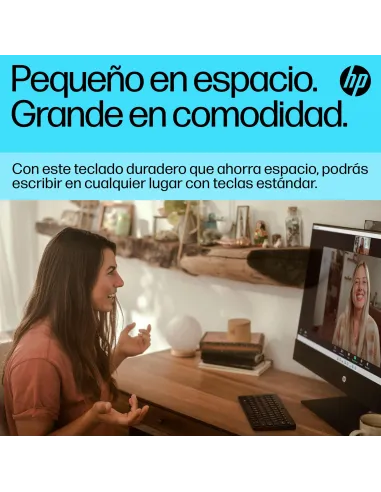 Teclado inalámbrico Bluetooth multidispositivo HP 350 Negro