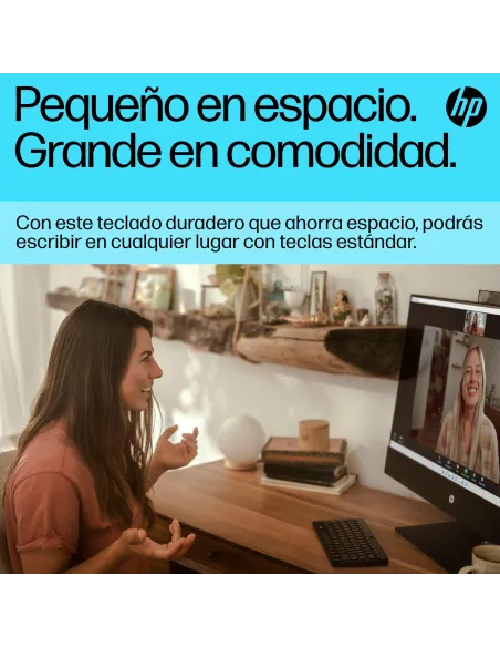 Teclado inalámbrico Bluetooth multidispositivo HP 350 Negro