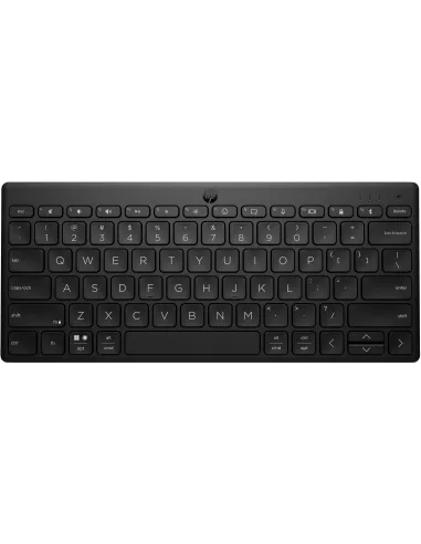 HP 350 Negro Teclado Multidispositivo Compacto PC, Mac, Android, iOS con Bluetooth