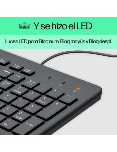 HP 150 Teclado USB Negro