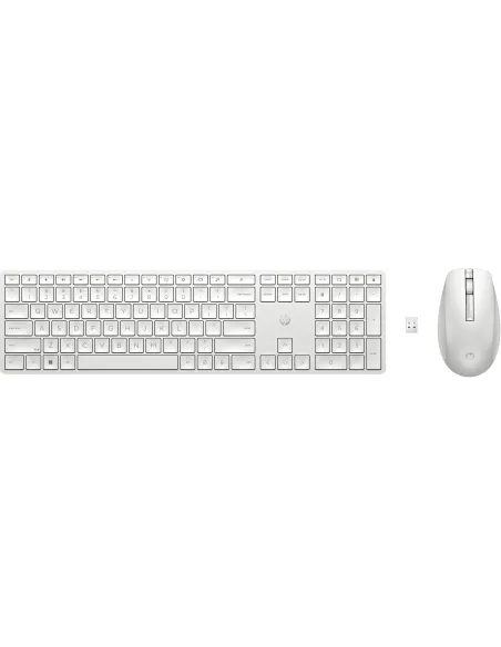 Teclado y ratón inalámbricos HP 650 blanco