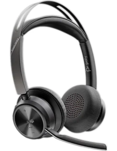 HP Poly Voyager Focus 2 Negro USB-C con certificación Microsoft Teams + adaptador USB-C/A