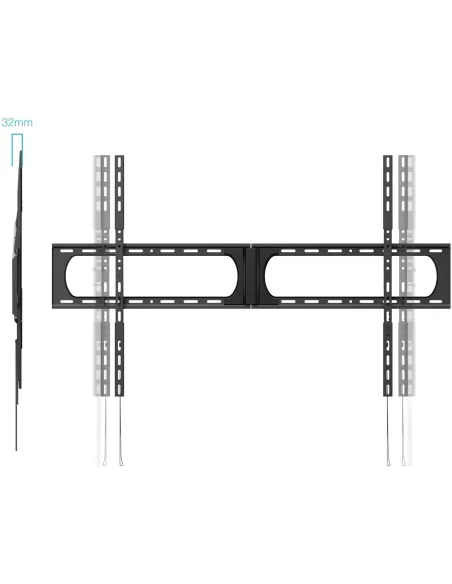 TooQ LP37140F-B: soporte fijo a ras para Televisores XL