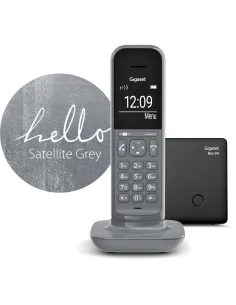 Gigaset CL390 Gris Teléfono DECT Analógico identificador de llamadas-1398286