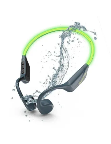 Energy Sistem Vibewave Negros Auriculares inalámbricos Bluetooth con conducción ósea e IPX5