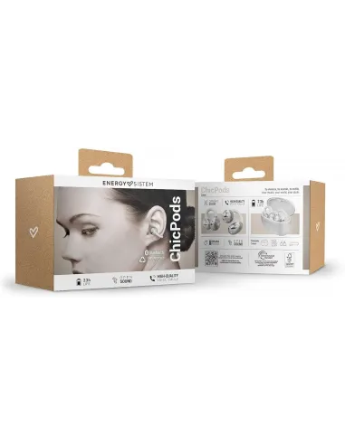 Auriculares TWS abiertos Energy Sistem ChicPods Blancos