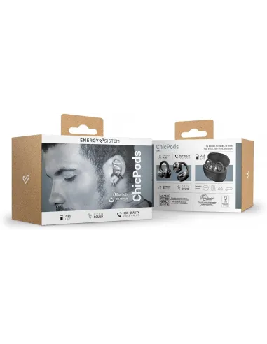 Auriculares TWS abiertos Energy Sistem ChicPods Negros