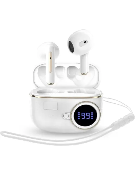 Auriculares True Wireless Energy Sistem Charge View Blancos