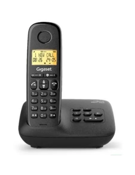 Gigaset Basic 100 Negro Teléfono inalámbrico DECT manos libres pantalla 1,5"