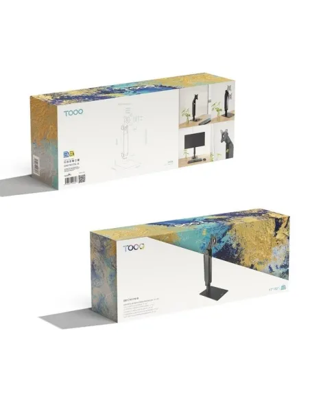 TooQ DB1741TN-B soporte de mesa para monitores