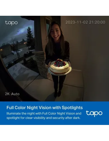 Videoportero  TP-Link Tapo D210 Blanco (3 MP)