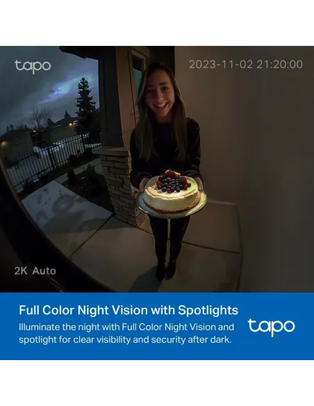 Videoportero  TP-Link Tapo D210 Blanco (3 MP)