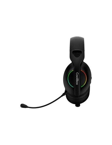 Coolbox WB01 RGB Auriculares Inalámbricos Negros