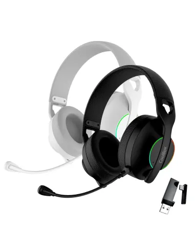Coolbox WB01 RGB Auriculares Inalámbricos Blancos
