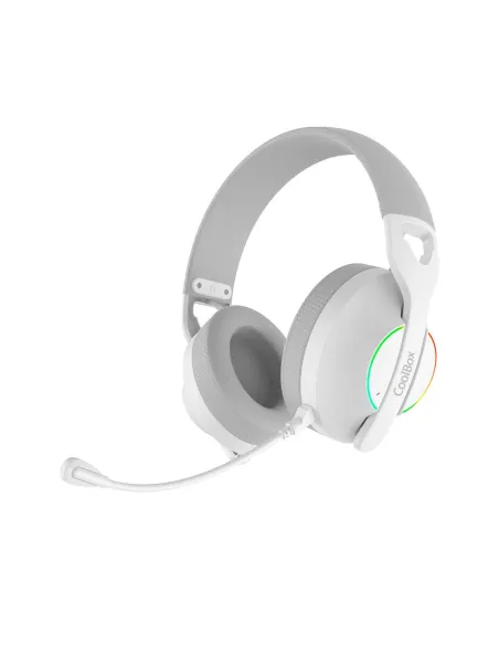 Coolbox WB01 RGB Auriculares Inalámbricos Blancos