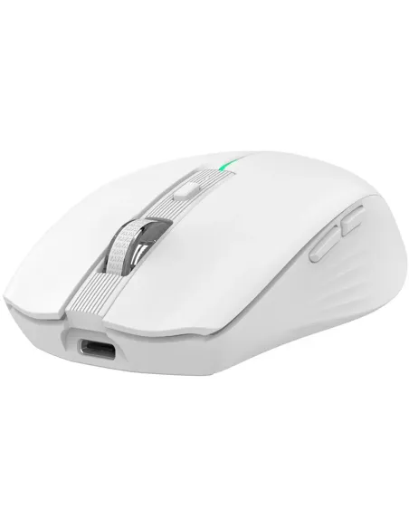 Coolbox W01 Ratón Inalámbrico 1600 DPI Blanco