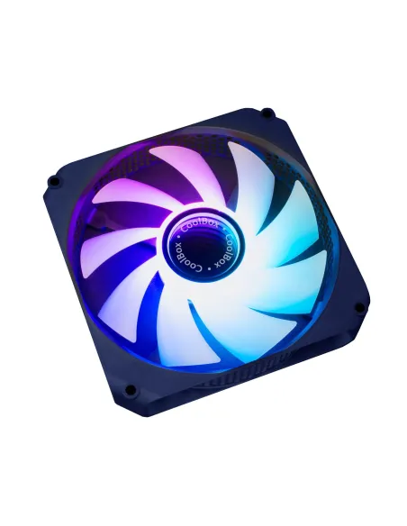 Coolbox Infinity Ventilador Suplementario 120mm ARGB Negro