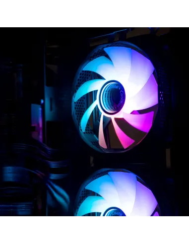 Coolbox Infinity Ventilador Suplementario 120mm ARGB Negro