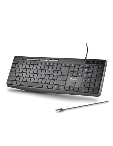 Teclado NGS Spectra USB ultrafino silencioso