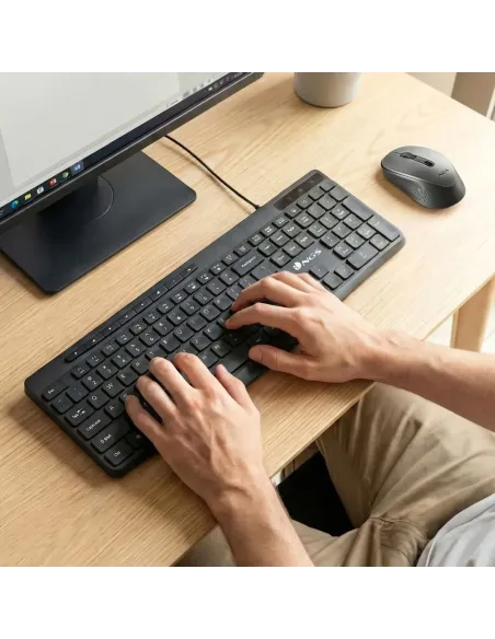 Teclado NGS Spectra USB ultrafino silencioso