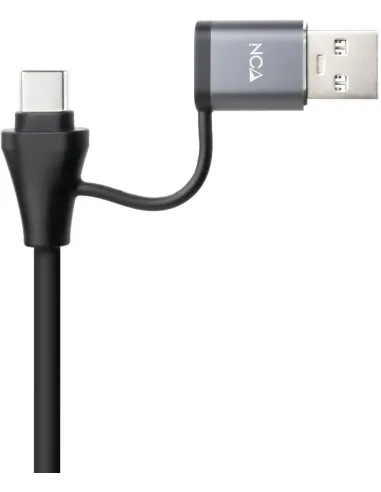 Adaptador Ethernet Nanocable 10.03.0412 USB-C con hub
