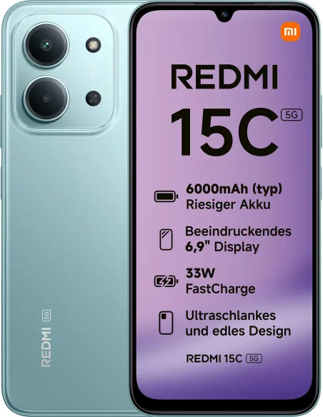 Xiaomi Redmi 15C 5G 4/128GB Verde