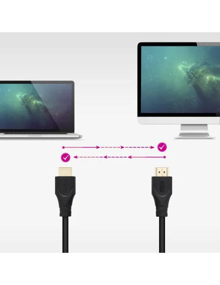 Cable HDMI: Nanocable 10.15.4701 V1.4 CCS 1 m