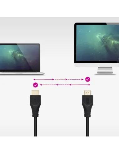 Cables HDMI: Nanocable 10.15.4705 HDMI 1.4 5M ARC 4K
