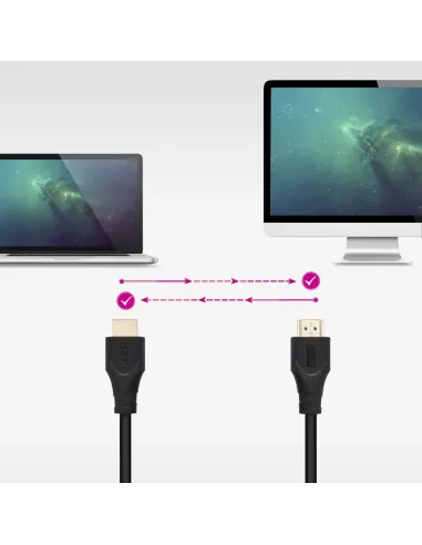Cables HDMI: Nanocable 10.15.4705 HDMI 1.4 5M ARC 4K