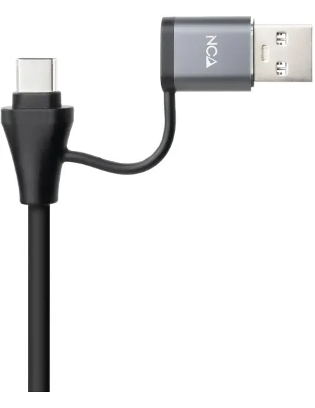 Adaptador Ethernet Nanocable 10.03.0412 USB-C con hub