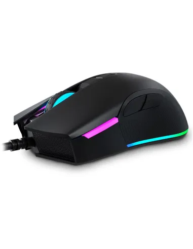 Ratón gaming: Newskill Eos Negro 16.000 DPI RGB USB-A