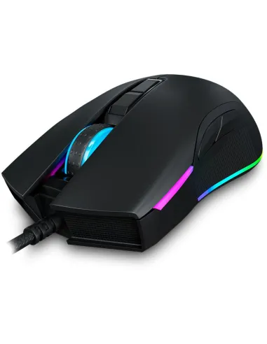 Ratón gaming: Newskill Eos Negro 16.000 DPI RGB USB-A