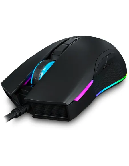 Ratón gaming: Newskill Eos Negro 16.000 DPI RGB USB-A