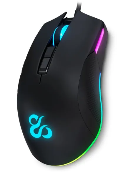 Ratón gaming: Newskill Eos Negro 16.000 DPI RGB USB-A