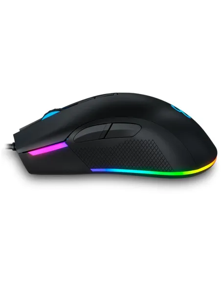 Ratón gaming: Newskill Eos Negro 16.000 DPI RGB USB-A