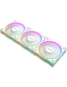 ASUS Prime MR120 ARGB Reverse White 3in1 Ventiladores 120mm PWM Iluminación 20 LEDs Blanco-1400882