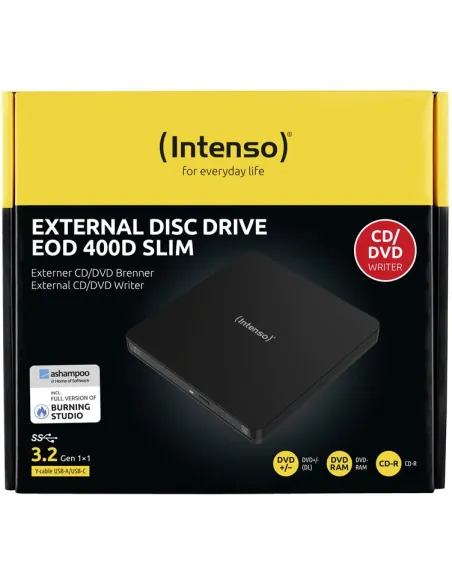 Unidad óptica externa: Intenso EOD 400D Slim