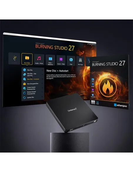 Unidad óptica externa: Intenso EOD 400D Slim