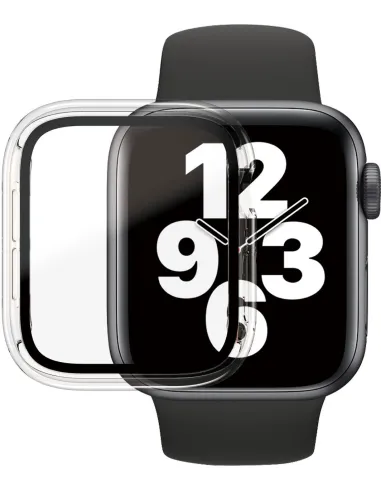 PanzerGlass® 3642 Full Body Funda con Protector Transparente para Apple Watch 44 mm (Watch SE 44 mm, Series 4/5/6 44 mm)