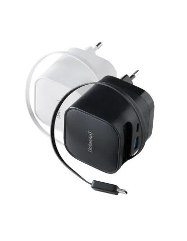 Intenso W65ACIC Blanco Adaptador de Corriente USB GaN