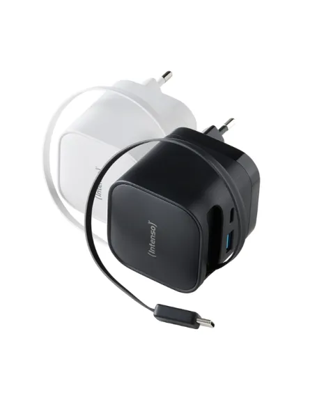 Intenso W65ACIC Blanco Adaptador de Corriente USB GaN