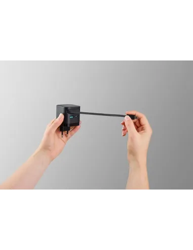 Cargador: Intenso W65ACIC negro GaN 65W 3 puertos